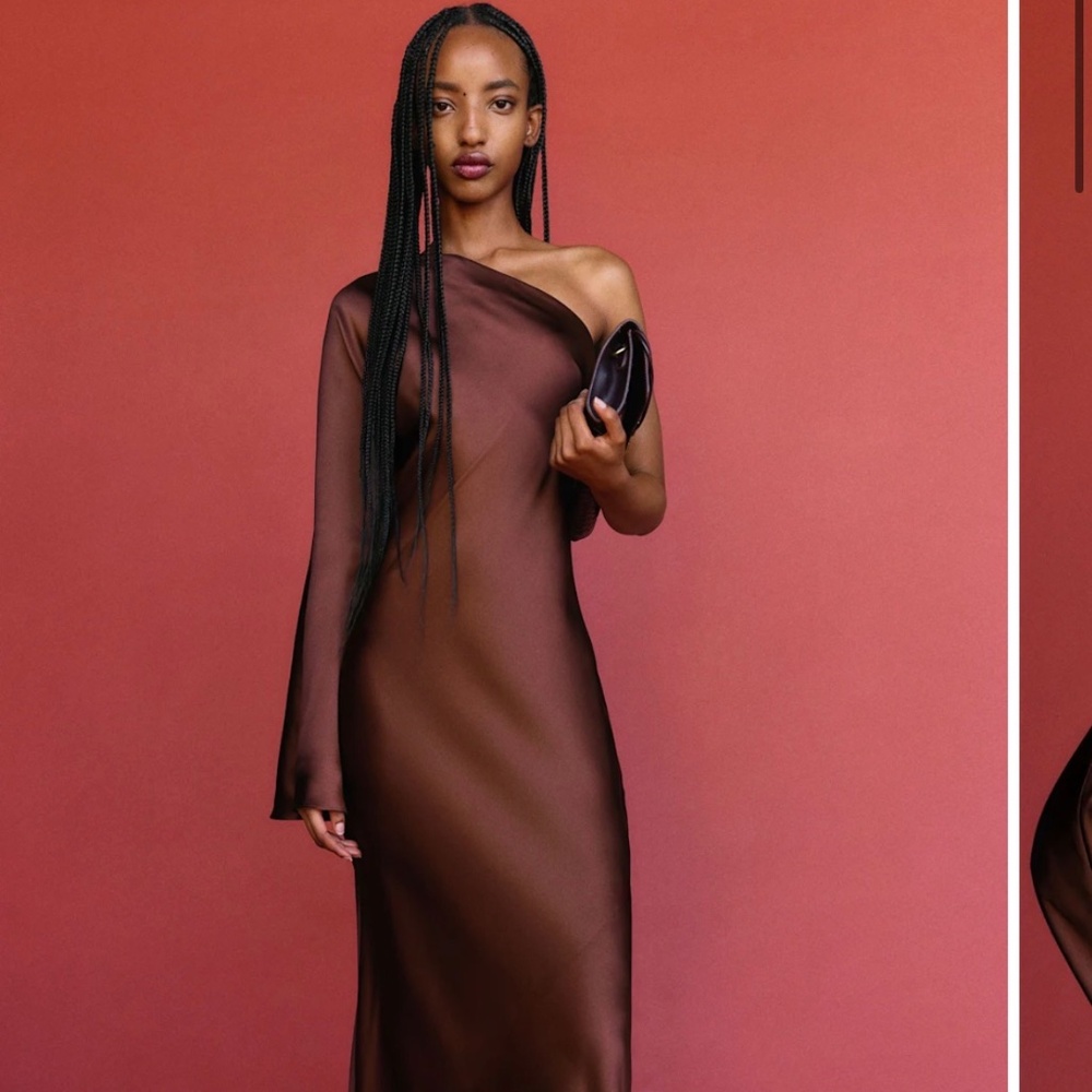 Reformation Omari silk dress